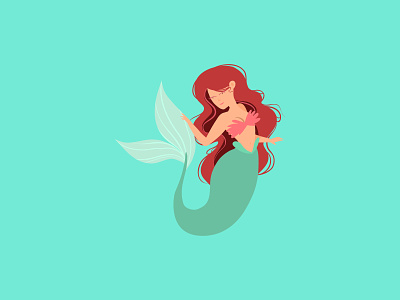 mermaid illustration vector