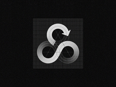 TDºC . Symbol — Logo Grid System ( Negative )