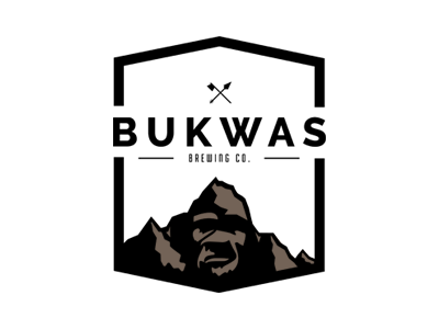 Bukwas Brewing Logo beer label branding brewery graphic design logo