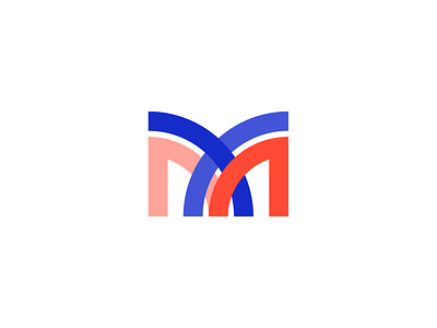 M monogram branding design identity illustration logo logotype mark monogram symbol typogaphy