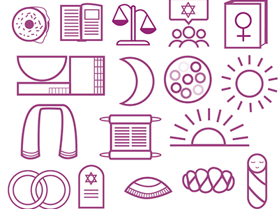 Icons for Jewish Congregation Website icons jewish outline vector
