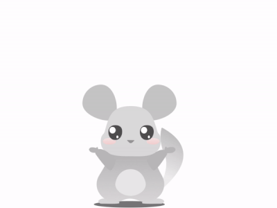 Chinchilla Jump Animation animation 2d illustration jump