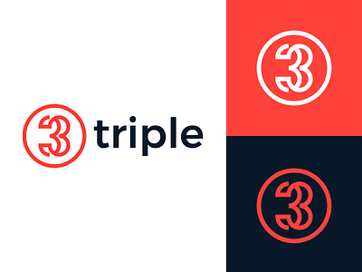 Triple - Number 3 Logo