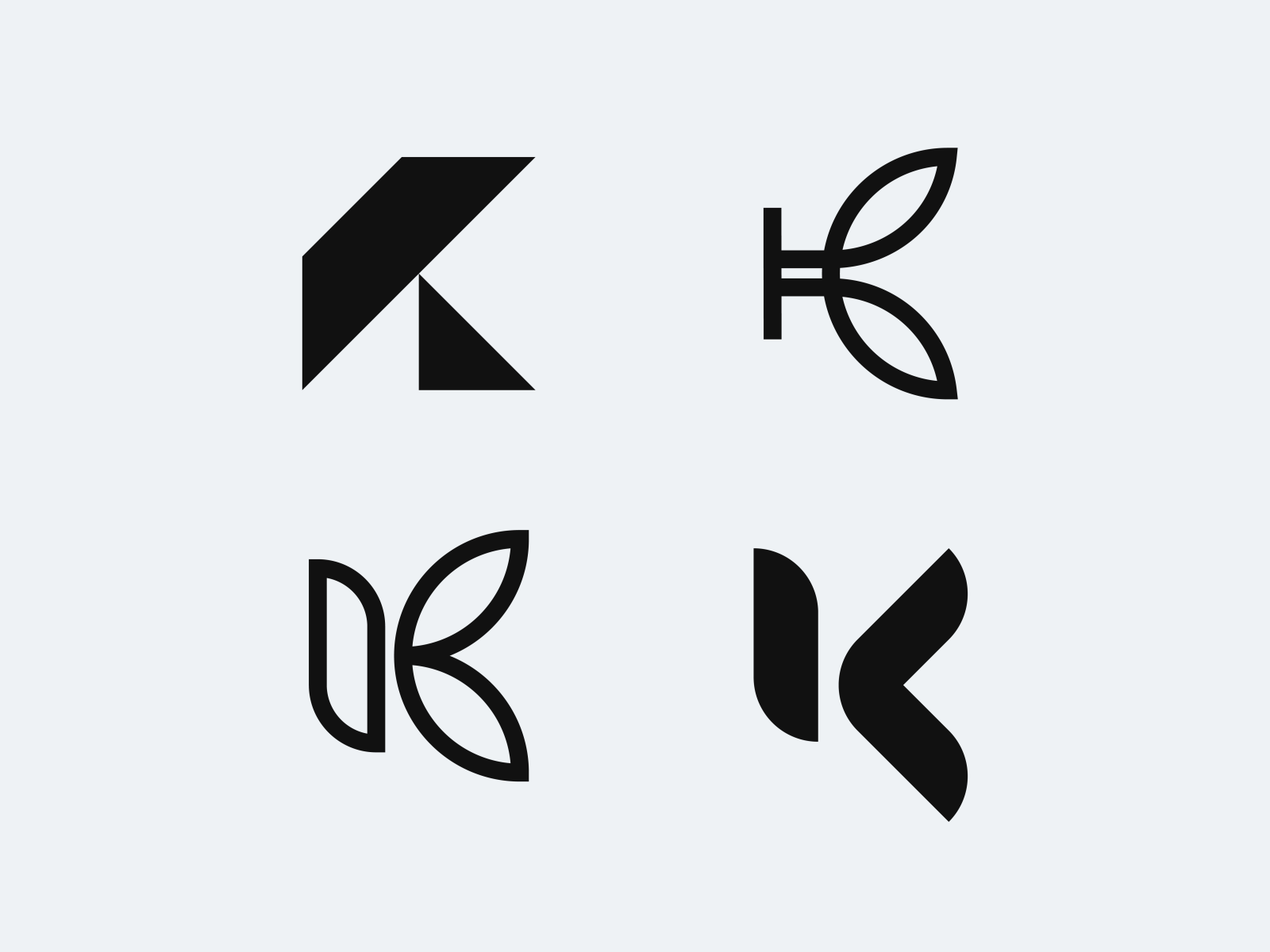 Letter K Exploration by Nick Budrewicz on Dribbble