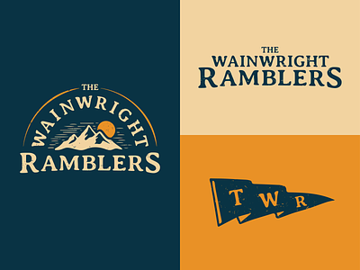 The Wainwright Ramblers Podcast Logo Variants