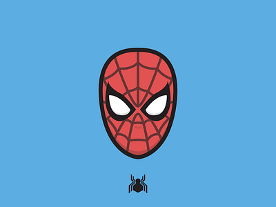 "Hey, everyone!" film icospider man line art logo logomark marn spider spiderman superhero symbol vector vel