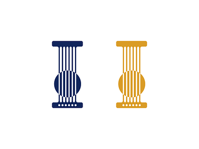 Pillar Guitars - WIP bold brand guitar icon identity line art logo logomark minimalism pillar symbol vector