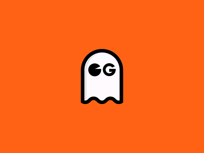 G for Ghost - Boo! brand g ghost halloween icon line art logo logomark logotype mark rebound sticker