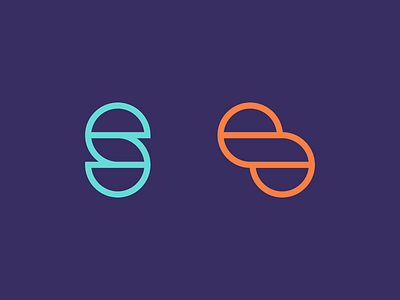 ES Monogram Concepts 2 es identity line art logo logomark logotype mark monogram negative space rebound sticker type