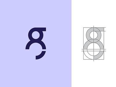 GR8 Recruitment - Logomark & Process branding g grid icon logo mark negative space person recruitment type vector