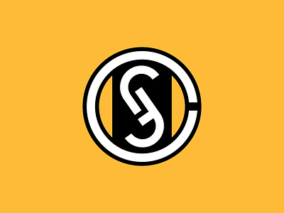 San Carlos FC - SCFC branding crest icon logo mark negative space s soccer symbol type vector