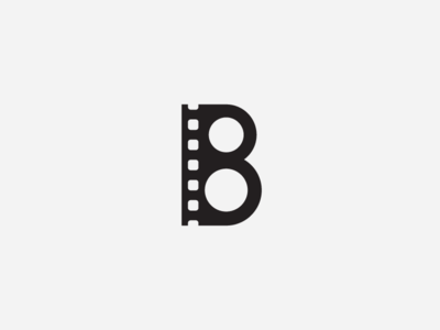 B-8 Film 8 b branding cinema film icon identity illustration line line art logo logotype mark monogram negative space sticker symbol type typography vector