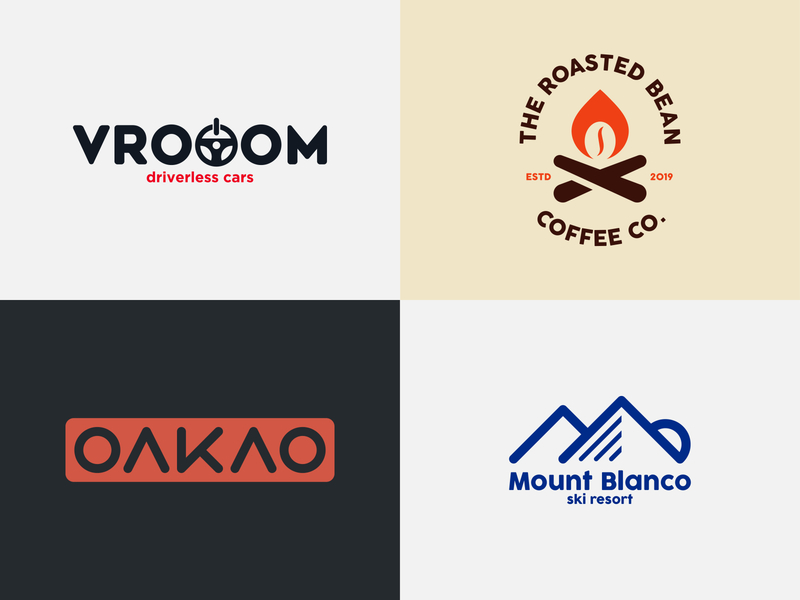 Daily Logo Challenge Days 5 to 8 branding coffee dailylogochallenge identity line art logo logotype negative space type typography wordmark