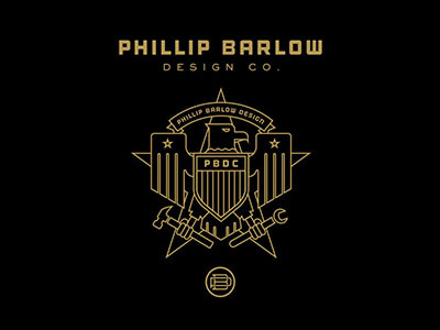 Phillip Barlow Design Co. Logo brand eagle illustrator logo logomark vector