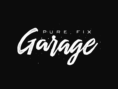 Pure Fix Garage Logo bicycles bike logo pure fix cycles purefix