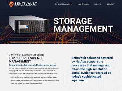 SentiVault Website