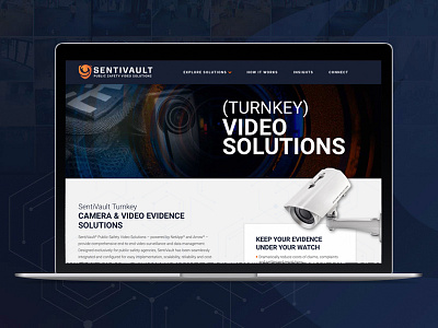 SentiVault.com - Website Design and Development art direction front end development graphic design ui design ux design web design