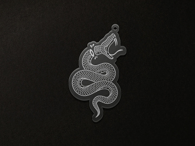 Serpent Crusher Charm charm competition crusher genesis serpent snake stickermule