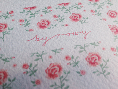 by rowy branding flower floweriest girly lettering logo pattern pretty