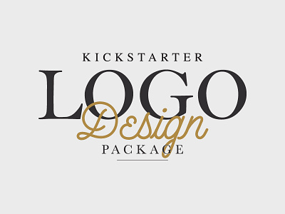 Logo Package brand branding design gold logo package