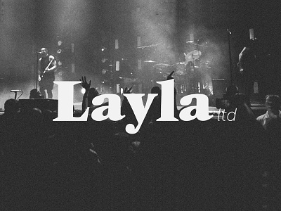 Layla ltd brand concert design gig layla logo london music