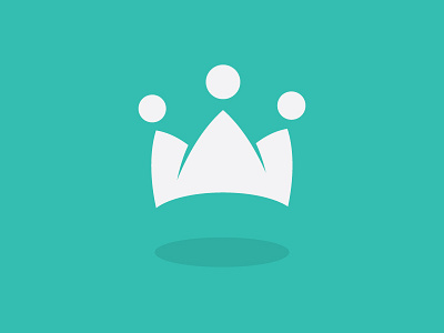 Crown + People crown design employment job logo people recruitment royal