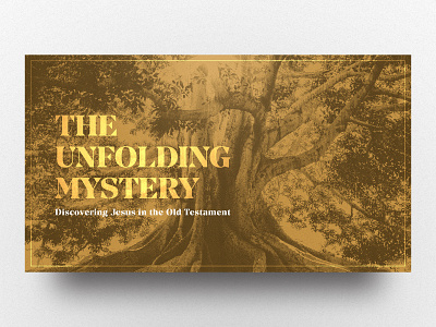 The Unfolding Mystery - Sermon series artwork