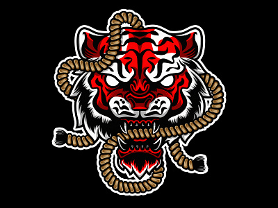 Tiger design illustration vector