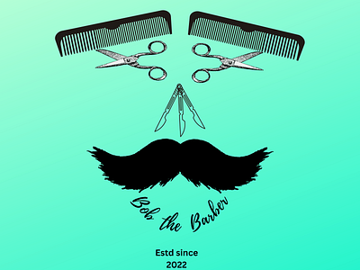 Barbershop Logo canva dailylogochallenge design graphic design logo