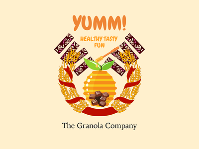 Granola Company Logo canva dailylogo dailylogochallenge design graphic design logo