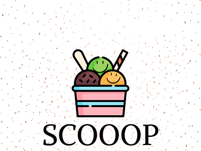 Ice Cream Company Logo canva dailylogo dailylogochallenge design graphic design logo