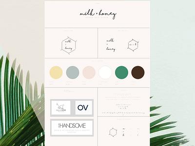 Milk Honey Branding System