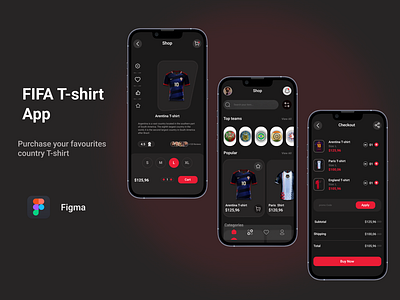 FIFA T-Shirt Purchasing App