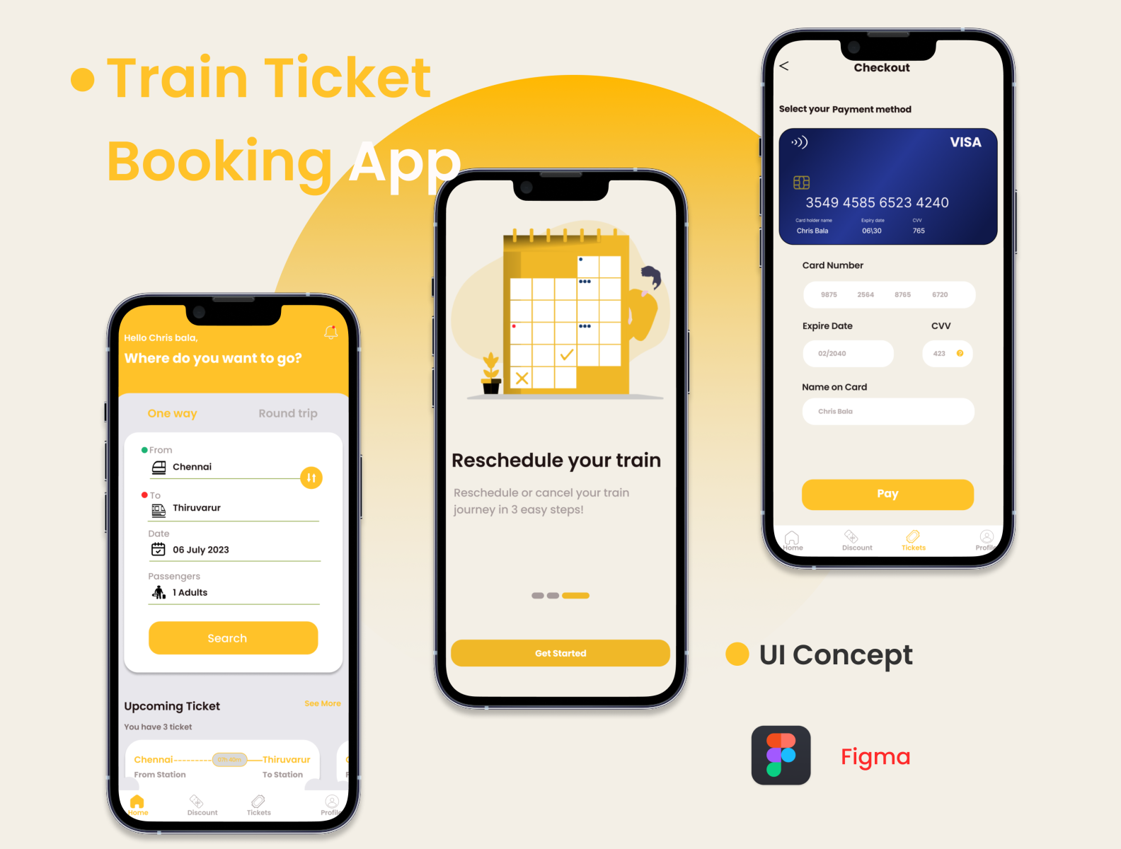 Train Ticket Booking App By Balaji UX UI Designer On Dribbble