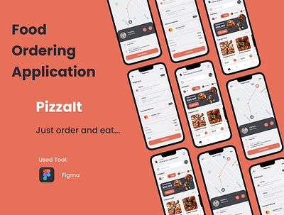 Food Delivery App app branding delivery app design figma food mobile app ui