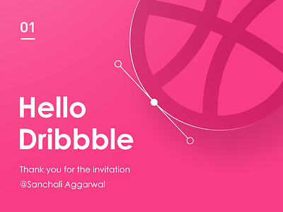 Dribble first shot dribbble first invite thanks