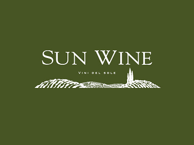 Sun wine logo