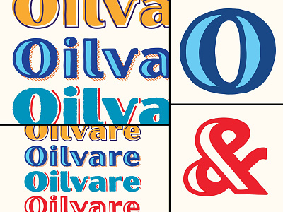 Oilvare Layered Typeface font hand drawn handmade layers retro rough sans serif texture type typeface typography vintage