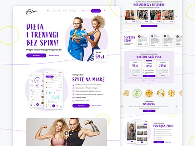 FitLovers - landing page