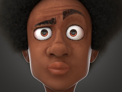 my face tooned up 3d graphic design