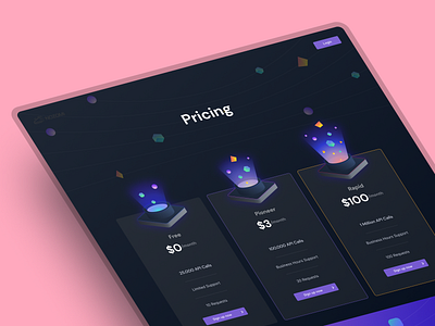 Pricing Page Design app design branding gradient ho chi minh icon illustration landing page ui ui design vietnam