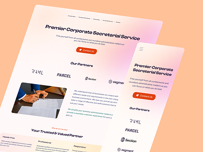 Business Website Layout