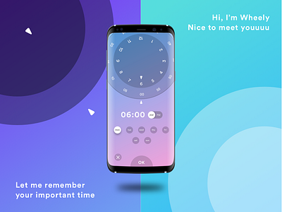 Meet Wheely - once again :) app gradient ios app ios design material design trendy ui design