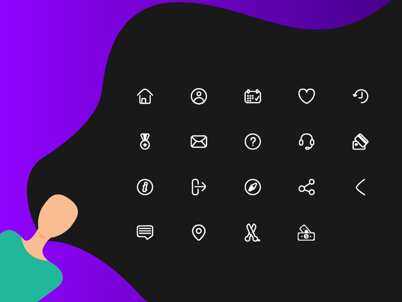 Icons for the new app