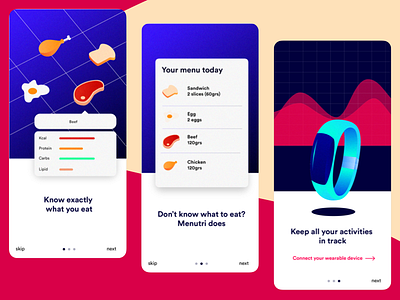 Menutri app - Onboarding Process