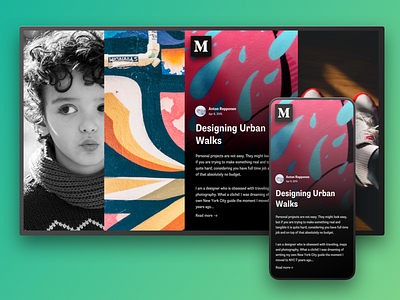 Medium Homepage explore flatdesign homepage minimal ui design