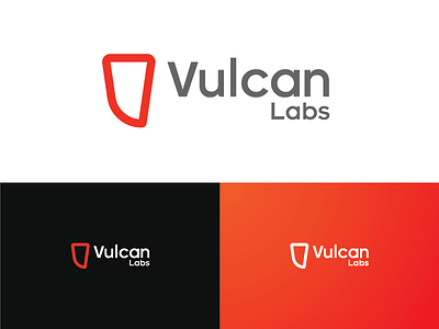 Vulcan Labs Logo game studio hochiminh city logo desgin tech firm tech logo vietnam