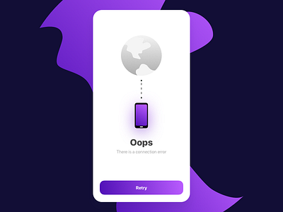 Oops!!!! - Network Error Illustration