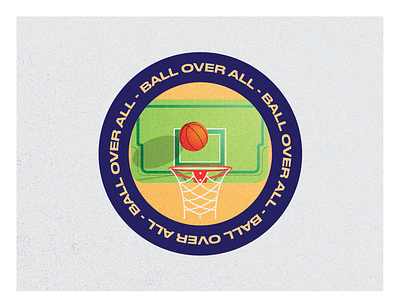 Basketball Coaster - Sticker Mule Playoffs