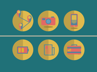 Flat Icons - animated animation bulgaria flat icons motion graphics sofia sweet for after effects